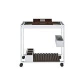Lisses Chrome Serving Cart Model 98420 By ACME Furniture